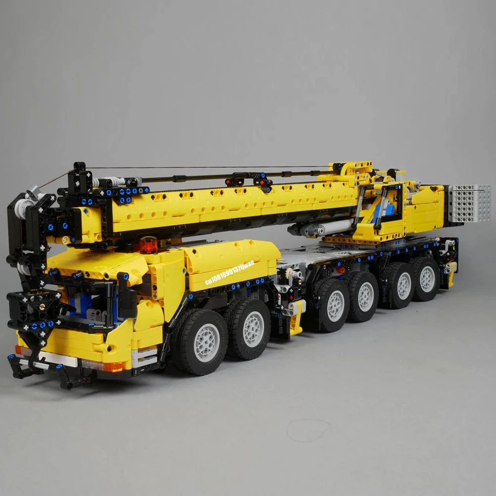 НОВЫЙ 3593 шт. MOC city Engineering Series Grove GMK6400 модель мобильного крана сделай сам творческие