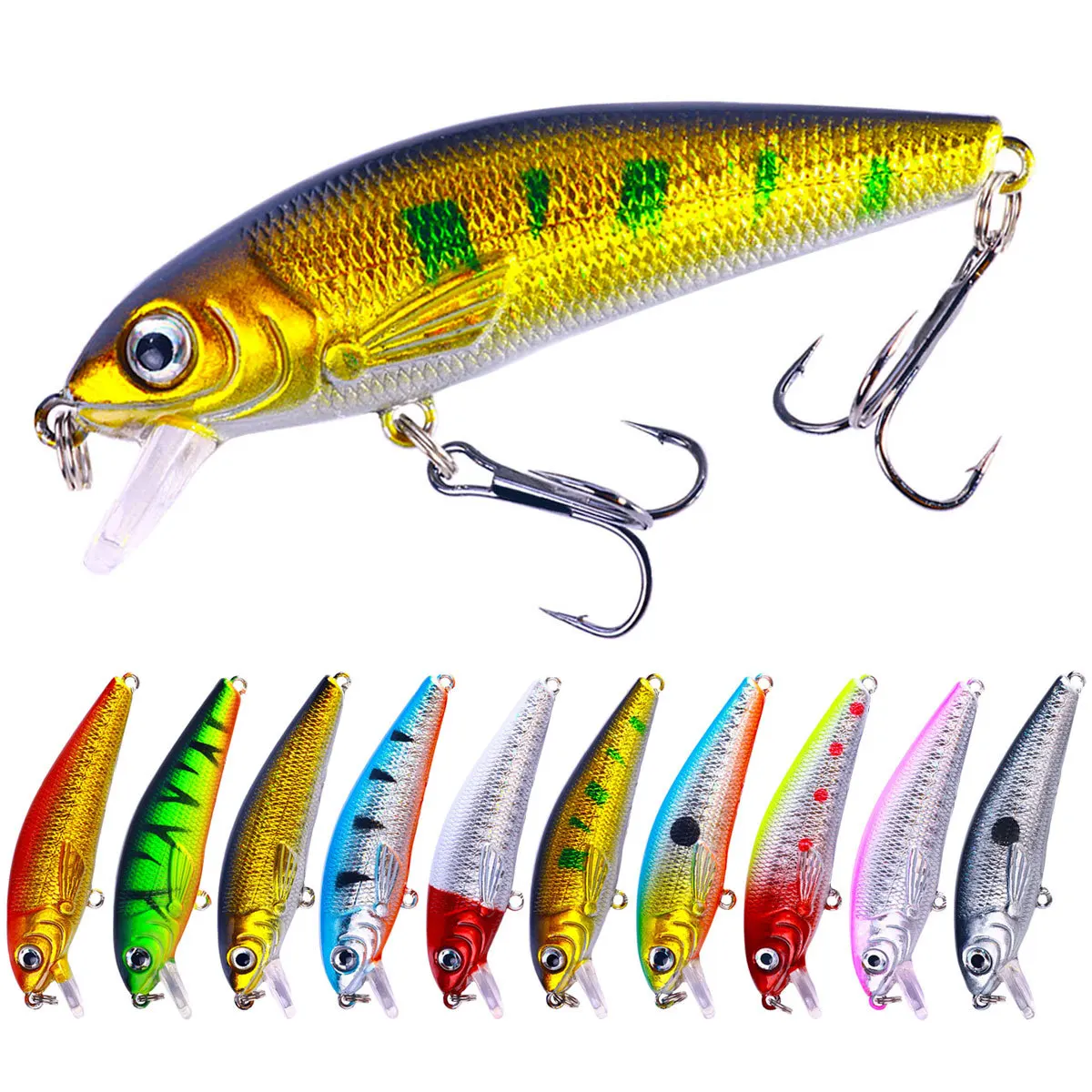

1pcs Leurres De Pêche Jerkbait Wobblers Minnow Predator Fishing Lures 7.5cm-8g for Sea Fishing Pesca Fishing Tackle Crankbait