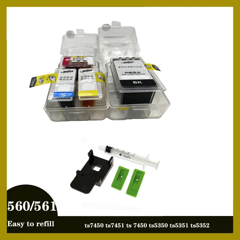 

einkshop pg 560 cl 560 PG-560 CL-561 smart cartridge for canon ts7450 ts7451 ts 7450 ts5350 ts5351 ts5352