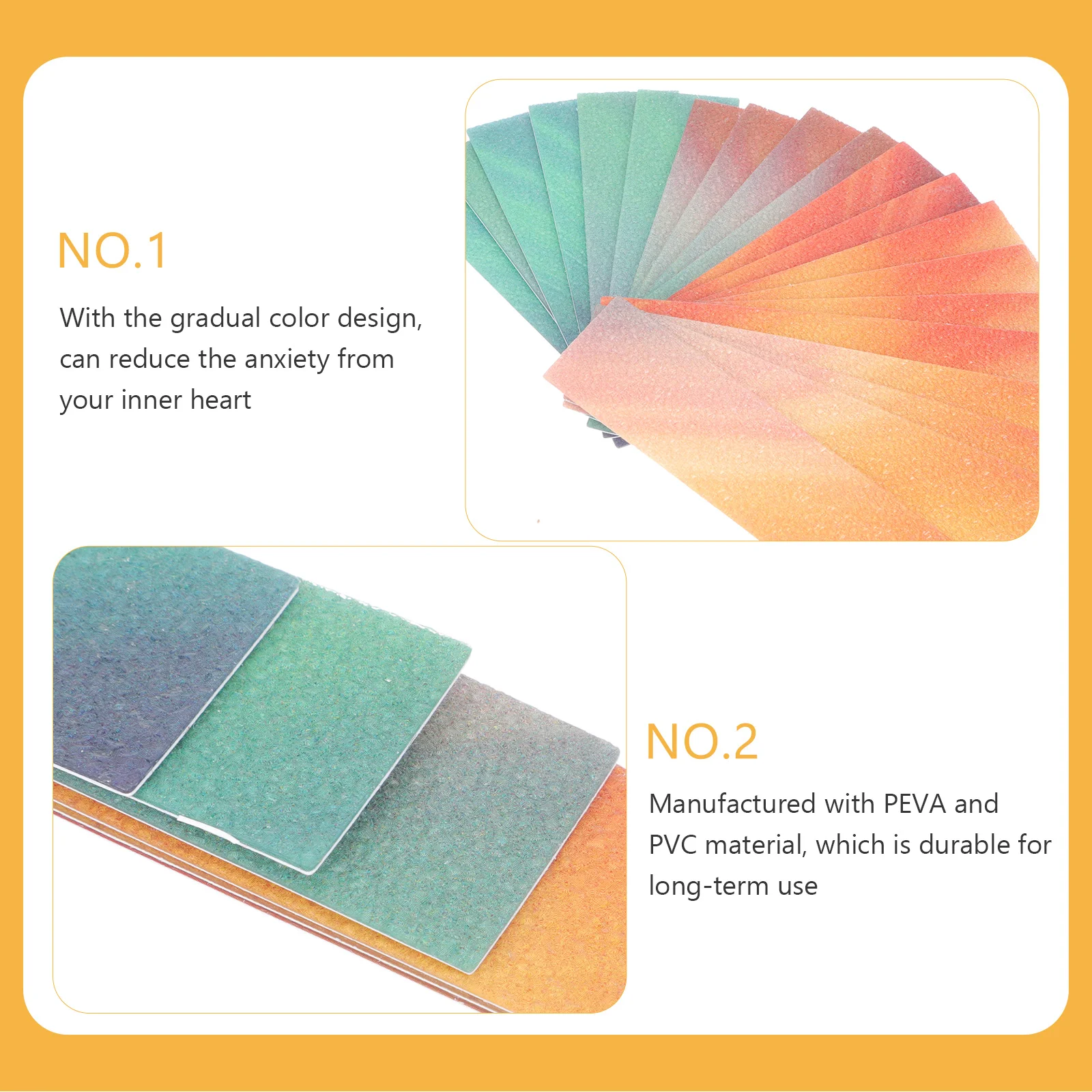 

Strips Stickers Sensory Calm Textured Fidget Mental Stress Posters Health Strip Office Relief Anti Toys Adhesives Calming