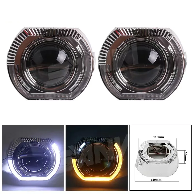 2,5 "3,0" крышка проектора объектив фары пылезащитный чехол HID ...