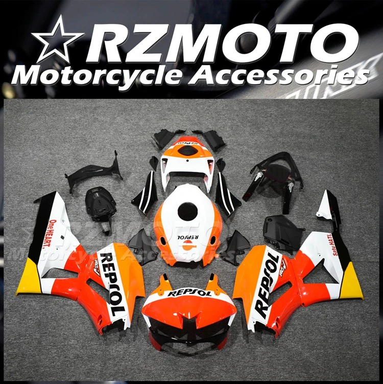 

4Gifts New ABS Motorcycle Accessories For Fit Honda CBR600RR F5 2013 2014 2015 2016 2017 2018 Fairings Kit Red Orange