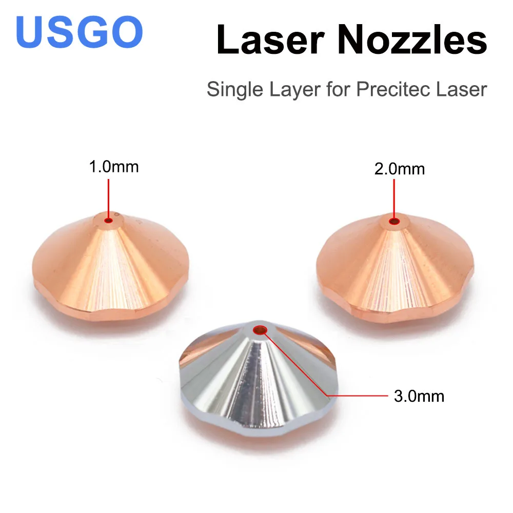 Лазерные сопла диаметром 28 мм однослойные и двухслойные калибр 0 8–4 для режущей