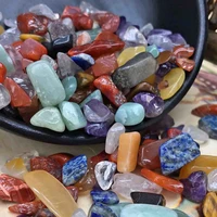 100g natural colorful quartz crystal mini stone rock chips healing specimens