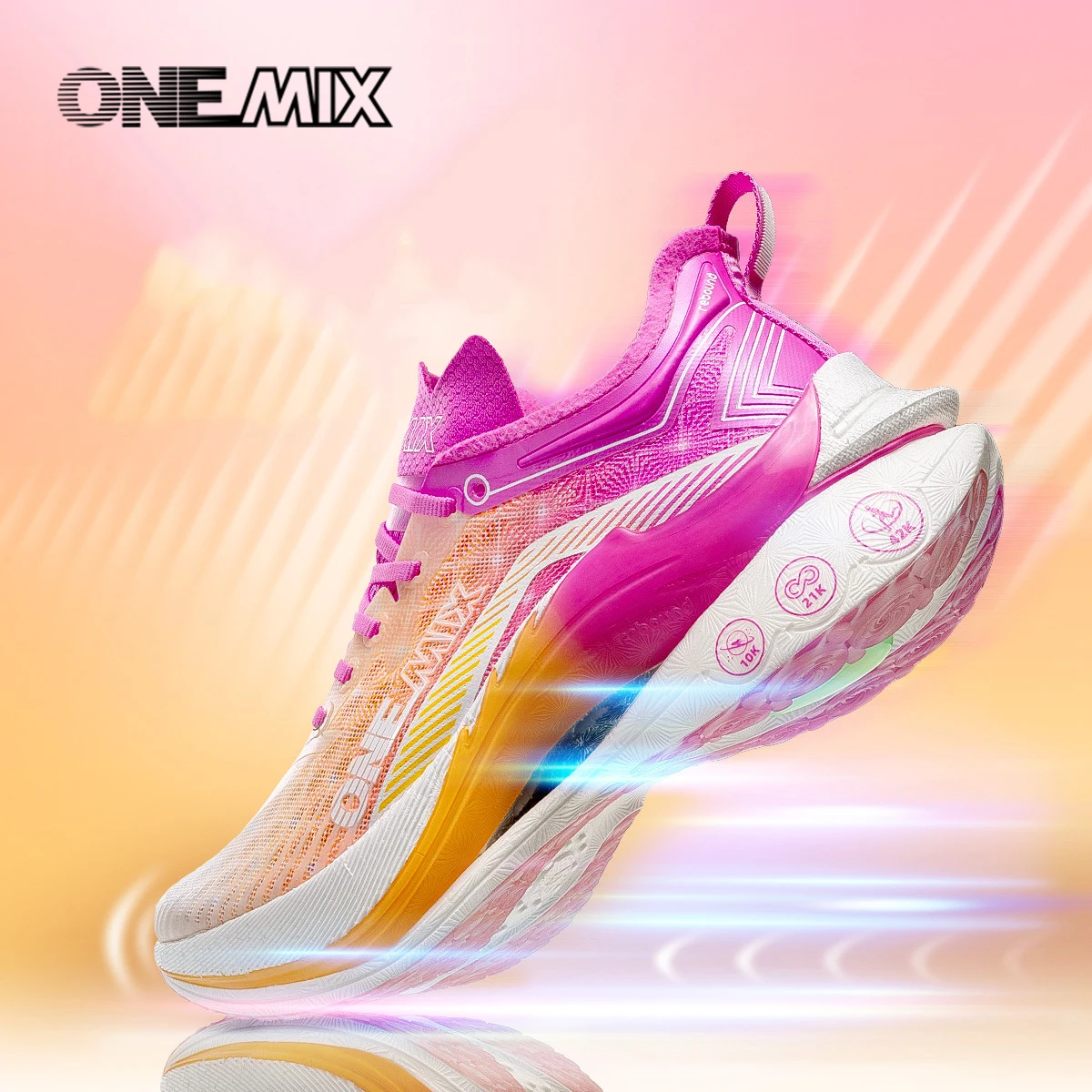 Гоночные кроссовки ONEMIX для бега с подушкой из вспененного материала дышащие
