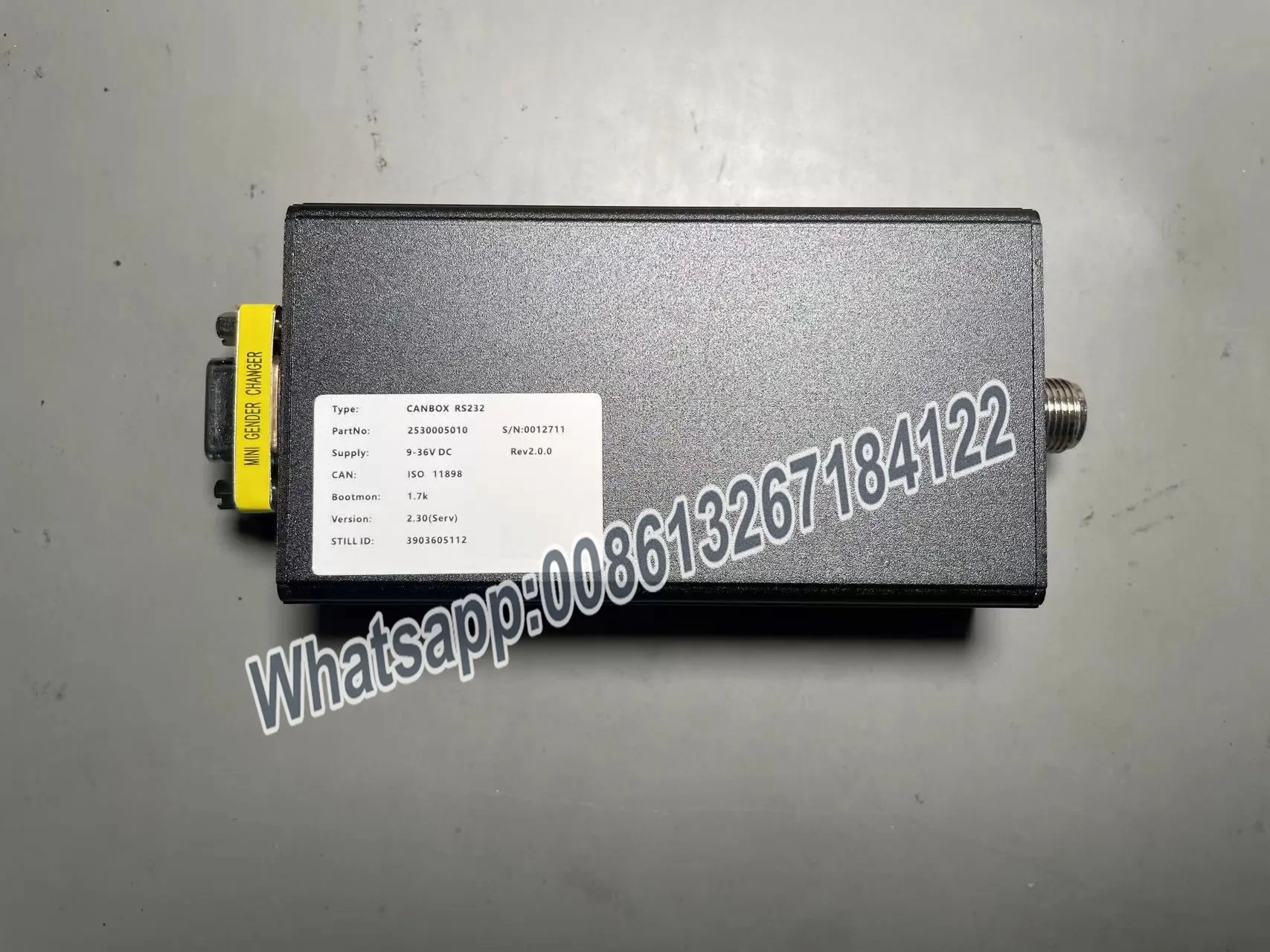 Для вилочного погрузчика CANBOX RS232 V8.21 Интерфейс для Linde Jungheinrich Servicetool