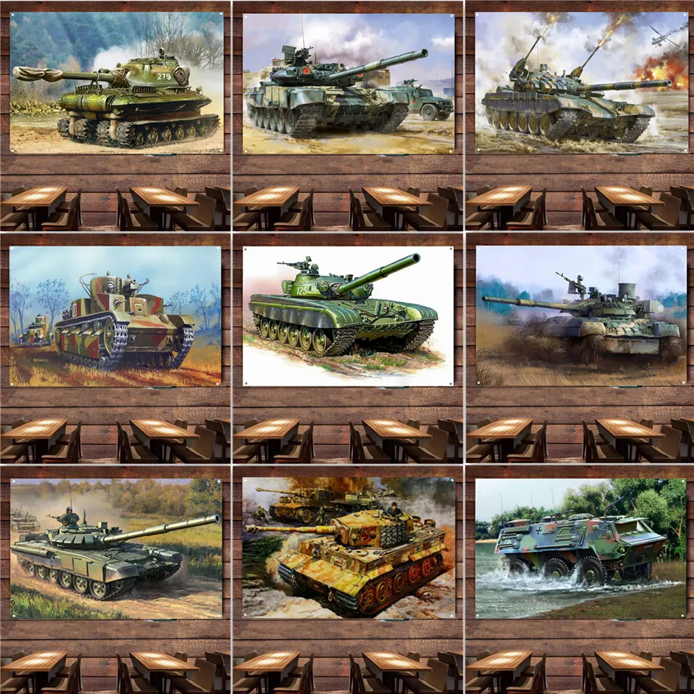 

Завершите украшение вашего дома с помощью этого потрясающего постера оружия времен Второй мировой войны, боевой баннер и флаг