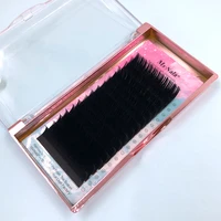 c d curl 16 row individual lashes natural lash extension supplies faux mink lashes packaging boxes makeup false eyelashes bulk