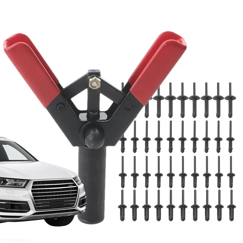 Ручной инструмент для заклепок с 40 шт. нейлоновых