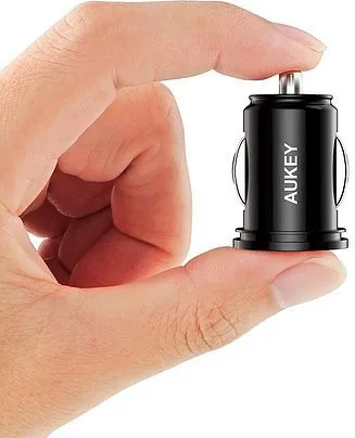 Car Charger Aukey dual slim 4.8A color black (cc-s1) | Аксессуары для телефонов