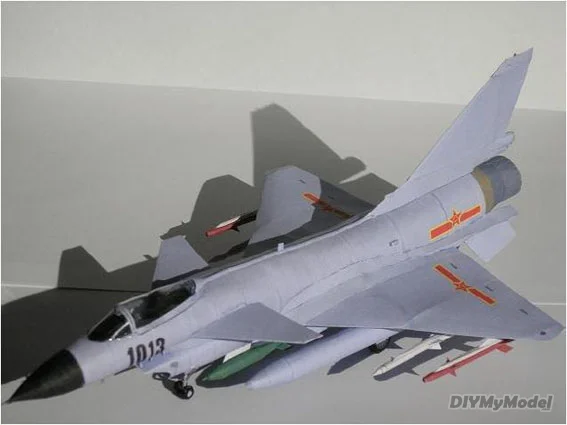 

DIYMyModeI Chinese Air Force J10 Fighter 3D Paper Model DIY