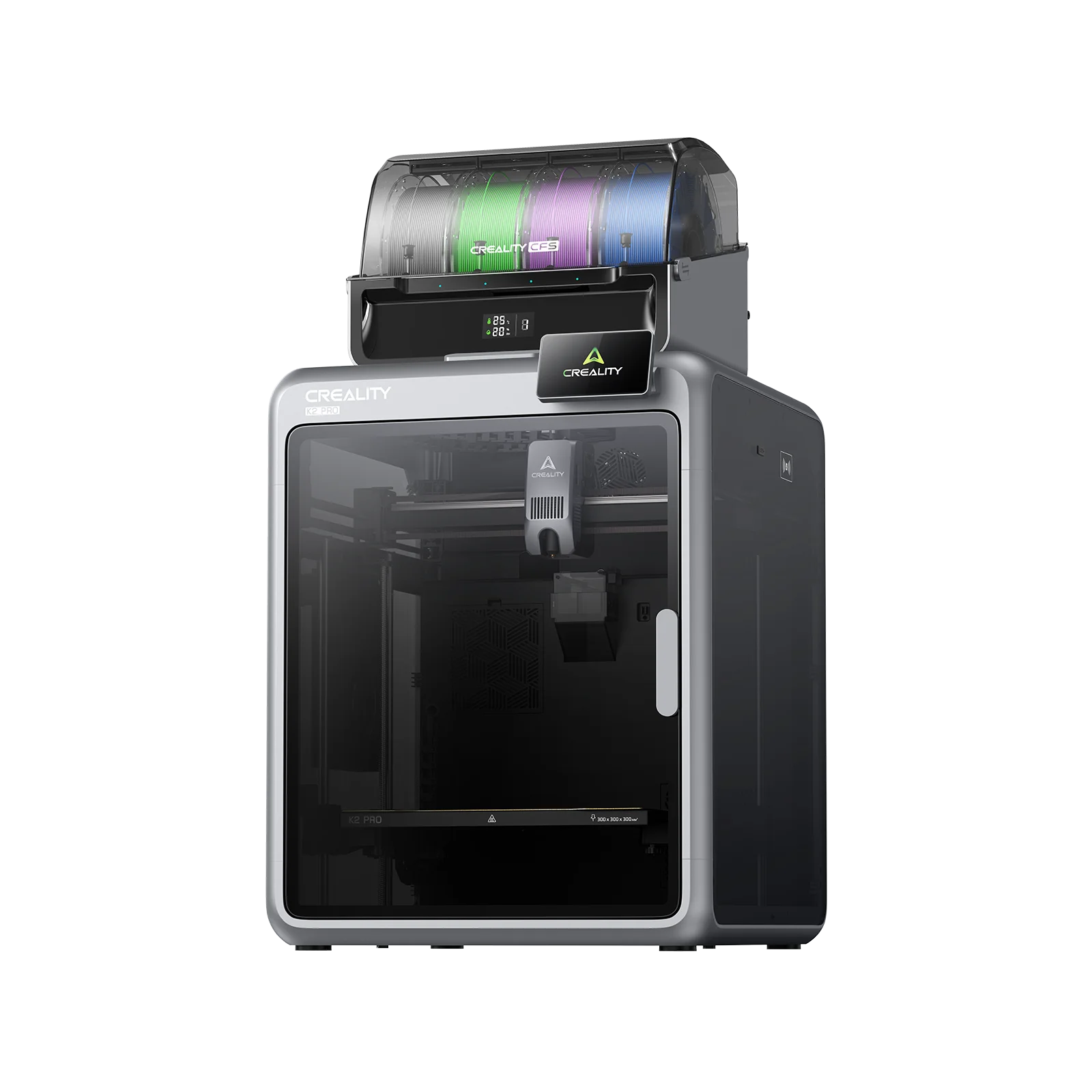 Фото 3D-принтер Creality K2 Pro Combo, серия K2, с закрытым корпусом, быстрая печать 600 мм/с, CFS, многоцветный, K2 Plus Combo, K2 Combo 3D-принтер №3