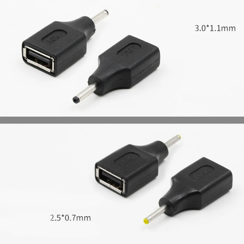 Адаптер питания с USB на 5 5x2 1 5x1 7 4 8x1 0x1 3 35 2 5x0 мм Разъем преобразователя постоянного