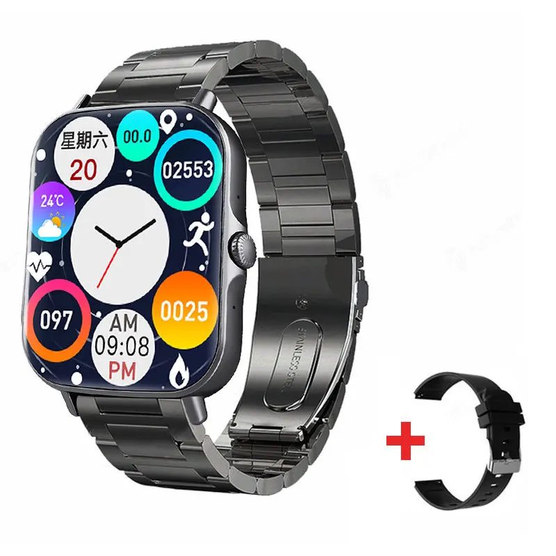 

Smartwatch Men Women 1.69 Inch Waterproof Smart Wristband Super Long Standby 220 Mah Smart Bracelet Sport Watch For Android Ios