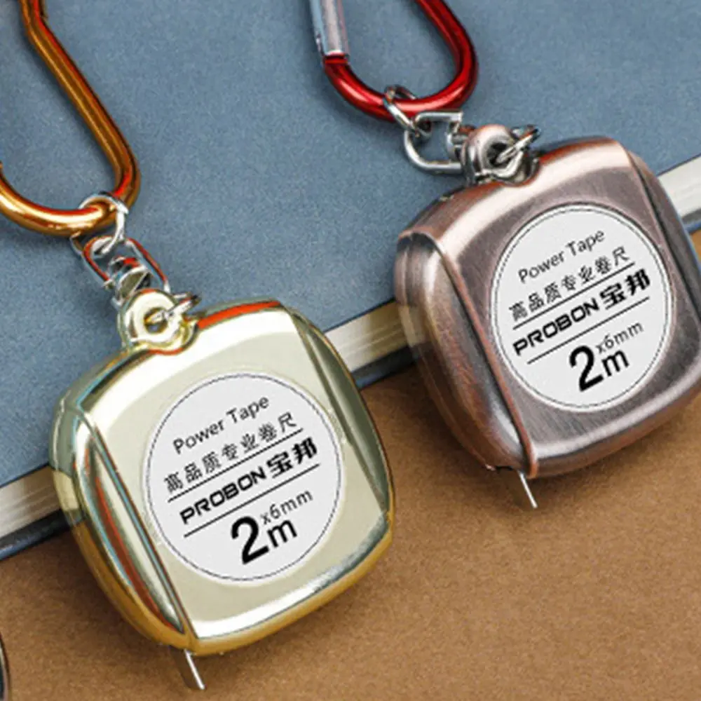 Маленькая рулетка брелок нежный для ключей выдвижная линейка мини-рулетка 2 м