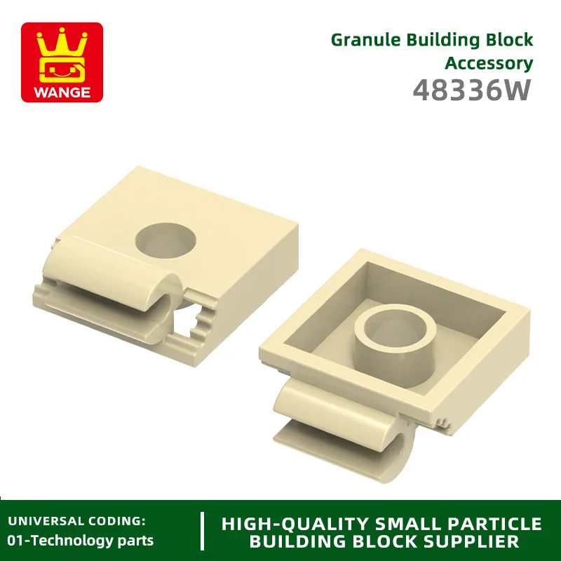 Wange 48336 Вт 100 г/128 шт. 2x2 продольные зажимные блоки Moc цветные аксессуары совместимые