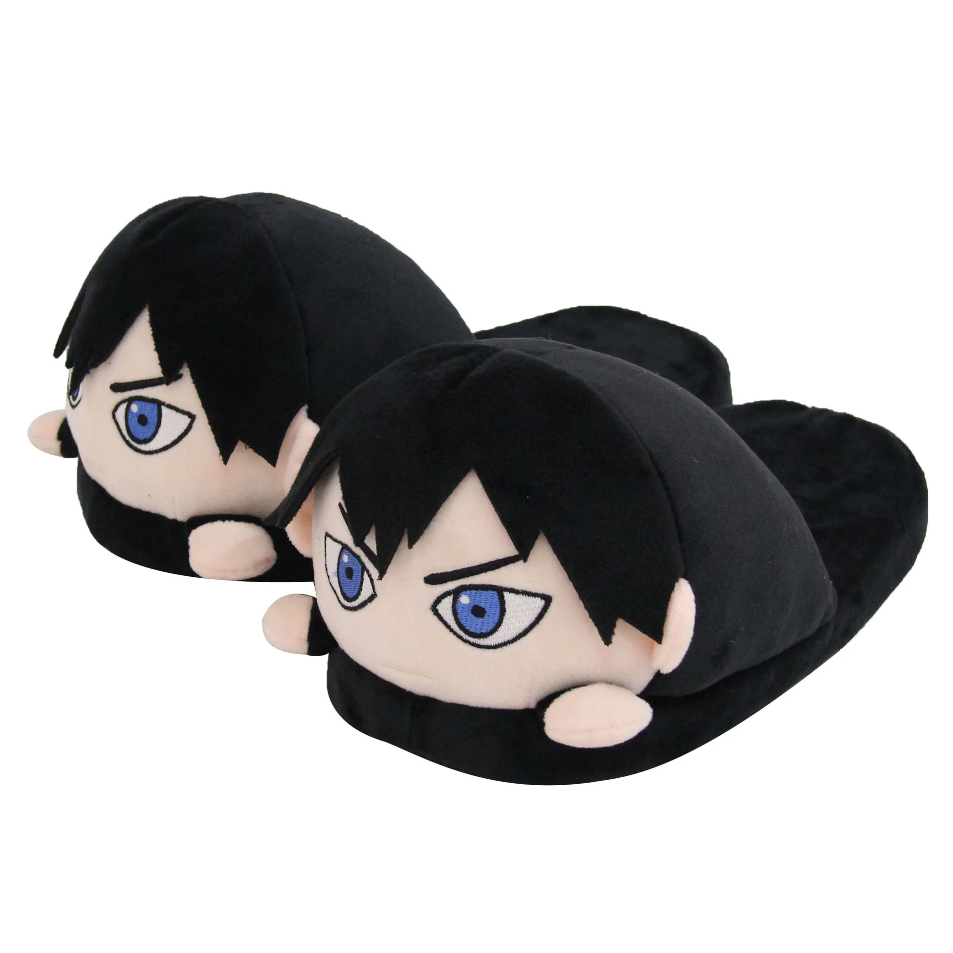 Funny Cartoon Home Slipper Man Women Couple Haikyuu Animation Plush Cotton 28cm Anime Hinata Shoyo Tobio Kageyama Slippers