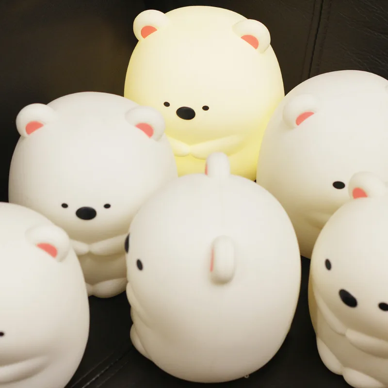 

Creative Dull Bear Colorful Allochroic Silica Gel Night Light