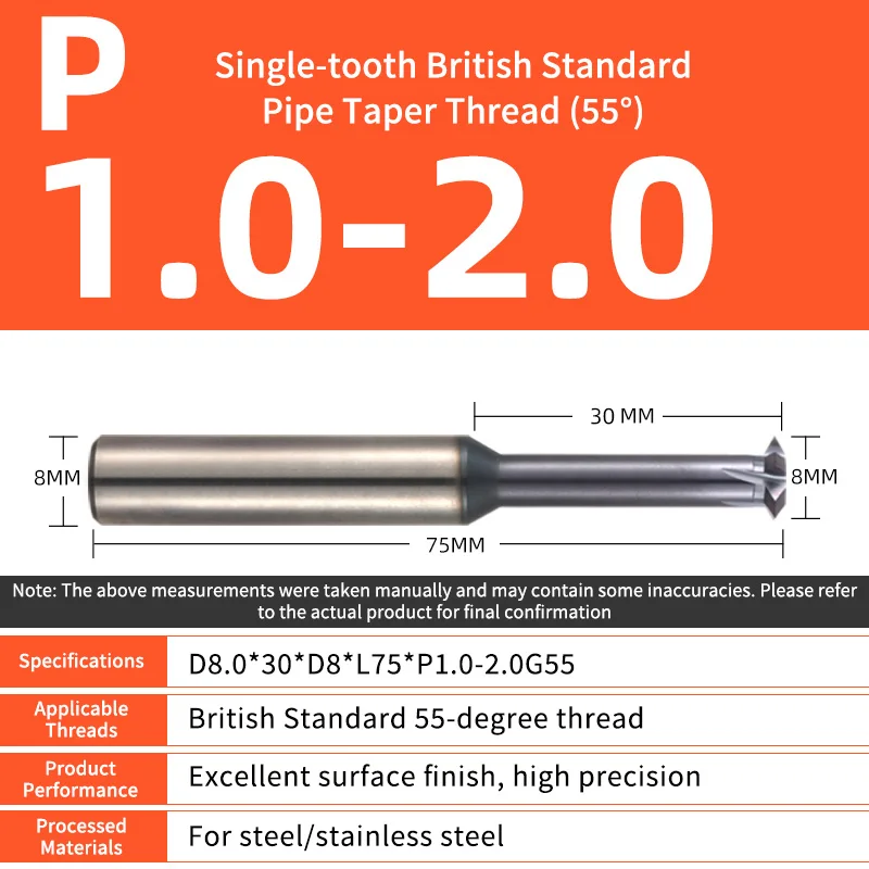 Chowmaster Индивидуальные твердосплавные фрезы NPT NPTF с полными зубьями, инструменты для фрезы из вольфрамовой стали, концевая фреза для обработки стали