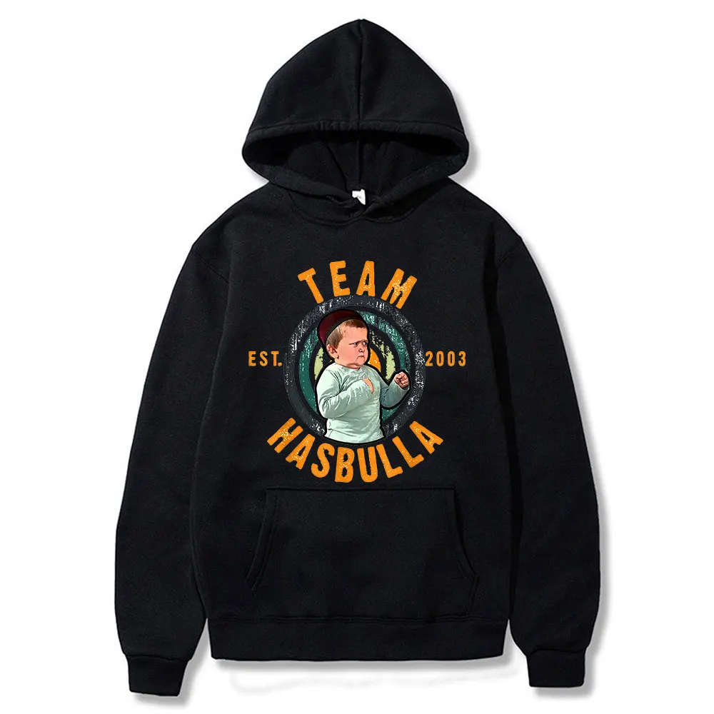 

Team EST.2003 Hasbulla Fighting Meme Classic Funny Hoodie Autumn Winter Fleece Cotton Hoodies Vintage Men Women Sweatshirt