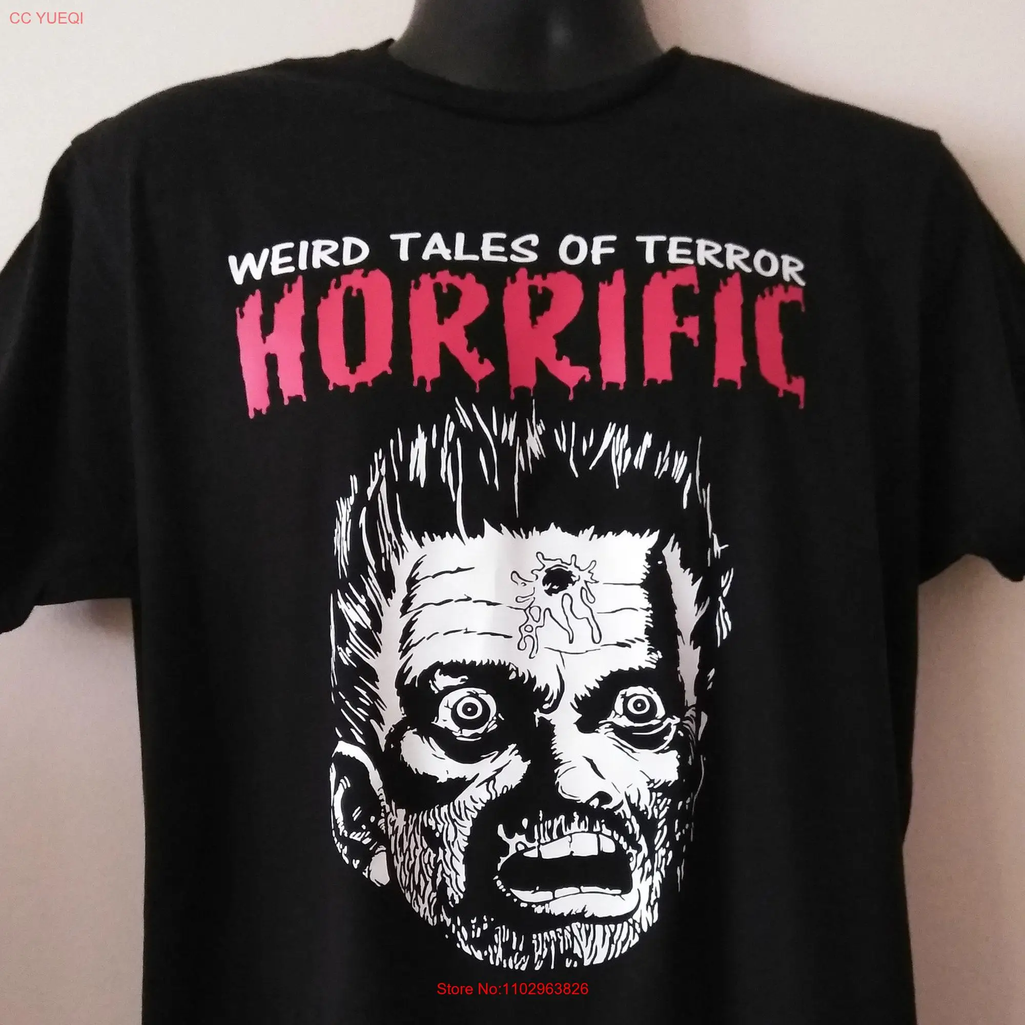 Ужасная футболка с длинными или короткими рукавами