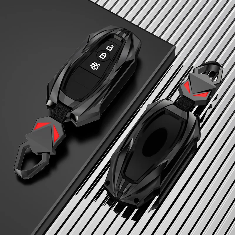 

Автомобильный держатель для ключей из цинкового сплава для Ford Raptor BRONCO F150 F250 F350, умный пульт дистанционного управления, чехол-наклейка, чехол-держатель