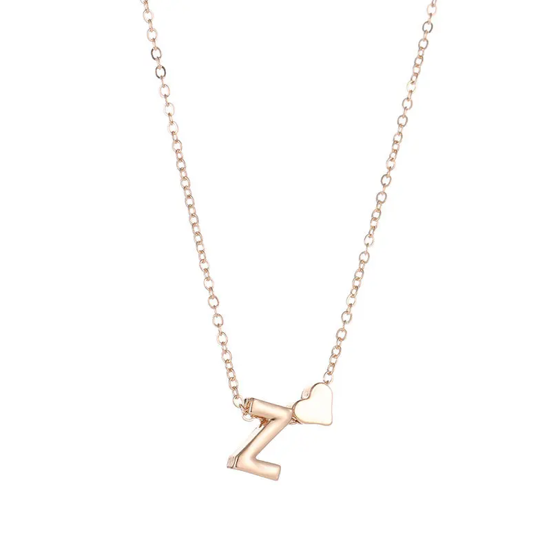 

Fashion Simple Pendant Necklace for Women Creative Everything Love Letter Collarbone Chain Birthday Gift Party Jewelry Wholesale