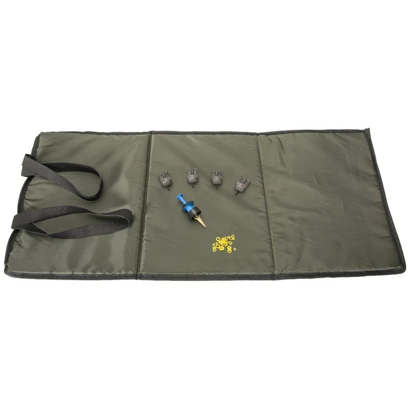 

Fishing Unhooking Mat Carp Unhooking Mat with Pellet Banders Feeders Landing Mat