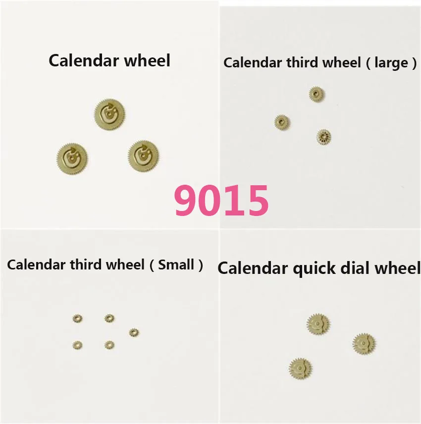 

Аксессуары для часов подходят для 9015 движений, оригинальный календарь, календарь, колесо, быстрый циферблат, календарь, третье колесо