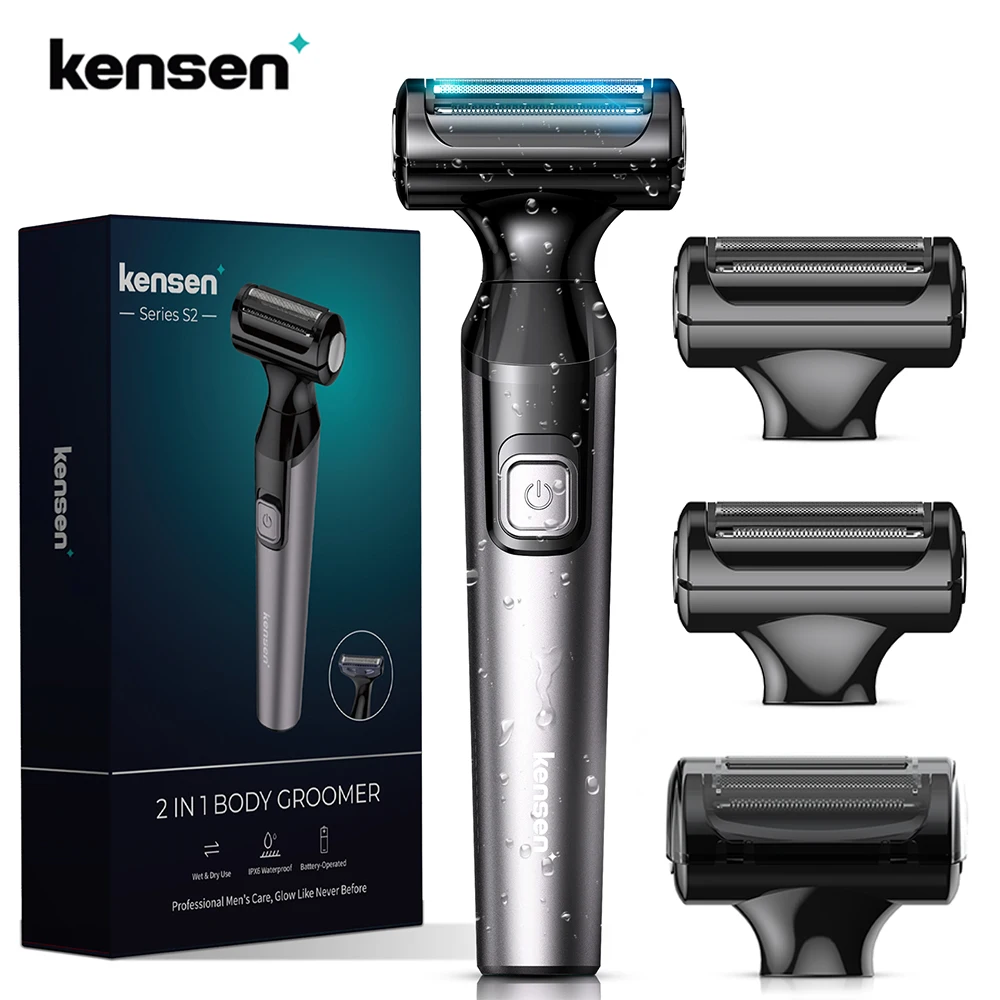 

2 в 1, бритва-триммер для бороды