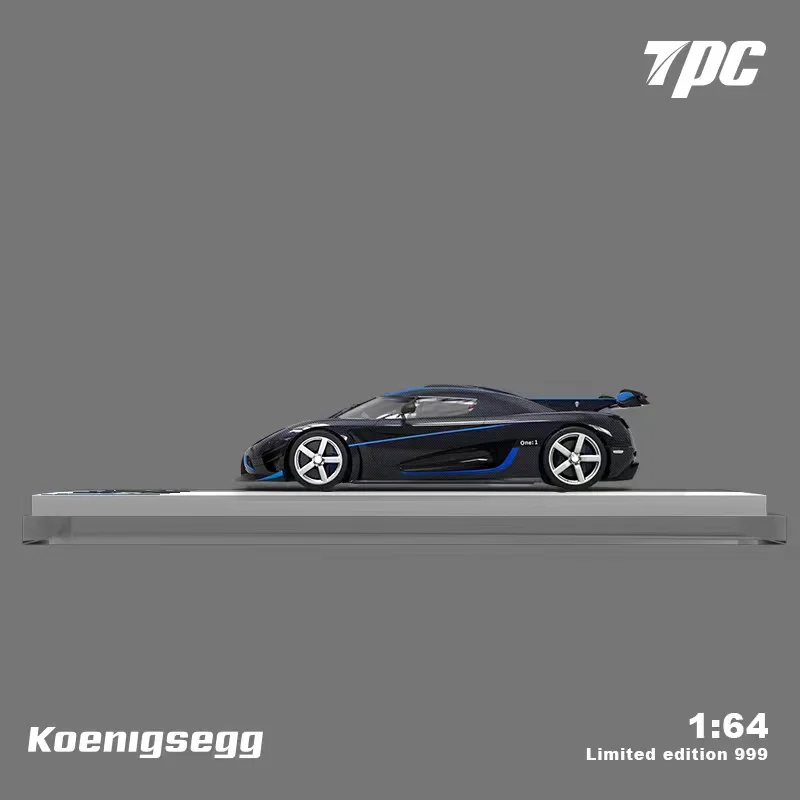 TPC 1/64 Koenigsegg ONE модели автомобилей из сплава ограниченная Съемная задняя крышка