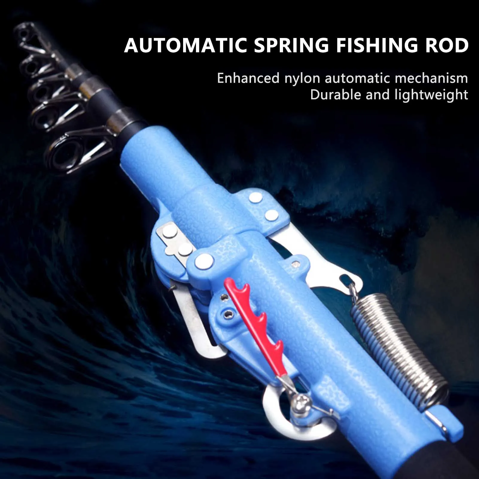 Автоматическая рыболовная удочка практичная подъемная для морской рыбалки