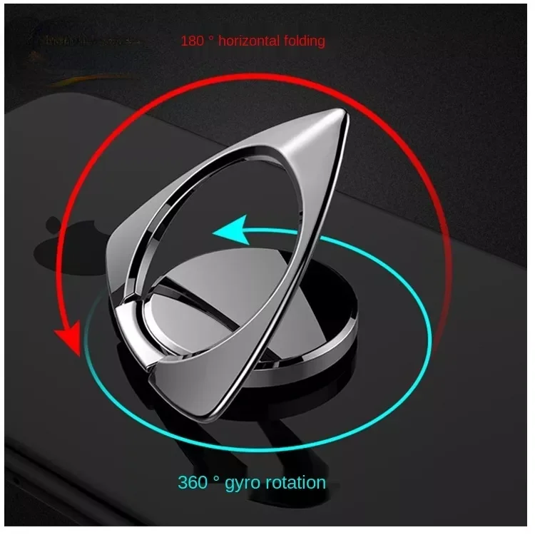 

2023NEW Finger Ring Holder Fidget Spinner Toy Metal Lazy Support Cell Smartphone Strap Stand Unpack Tool Rotatable