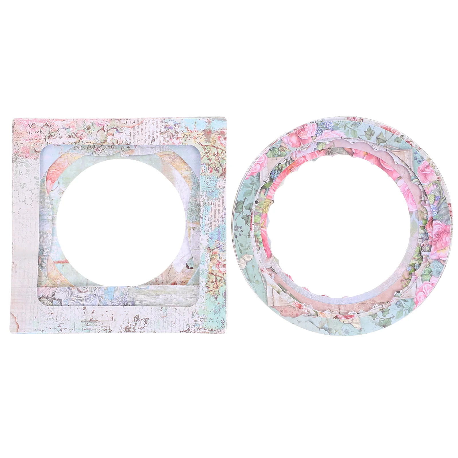 

Paper Scrapbook Backing Material Album Journal Scrapbooking Stickers Journaling Window Photo Shaped Square Diy Decorative