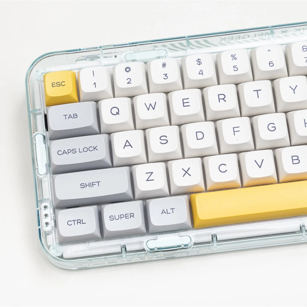 

Heavy Industry XDA Keycaps PBT Dye Sublimation ANSI Layout Keycap Set for Gateron Kailh Cherry MX Switches Mechanical Keyboards