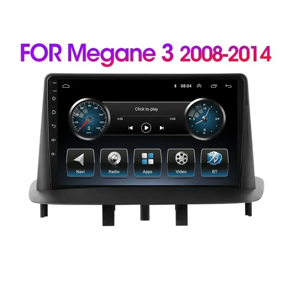 Автомобильный радиоприемник с GPS Android 13.0 для Renault Megane 3 Fluence Samsung SM3 2008-2014