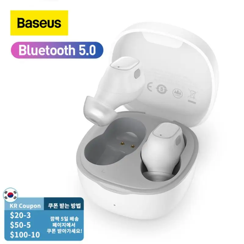 

Baseus WM01 True TWS Wireless Earphones Bluetooth 5.0 Earphone HD Headphones Touch Control Earbuds For IOS/Android Headphones