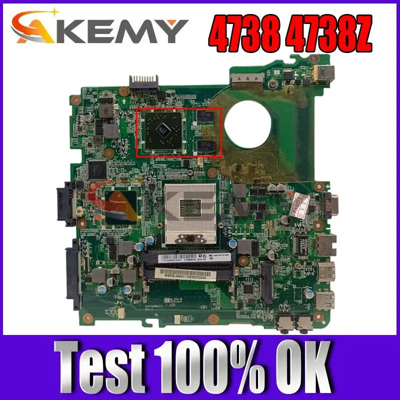 

DA0ZQ9MB6C0 материнская плата для ноутбука ACER 4738 4738Z 4738ZG 4738G материнская плата PGA989 DDR3 100% протестированная работа