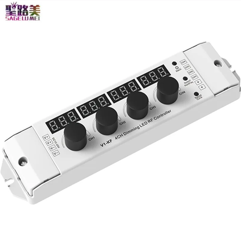 

LED-контроллер с регулировкой яркости, 4 канала, 4 кнопки, 4 канала * 4 а