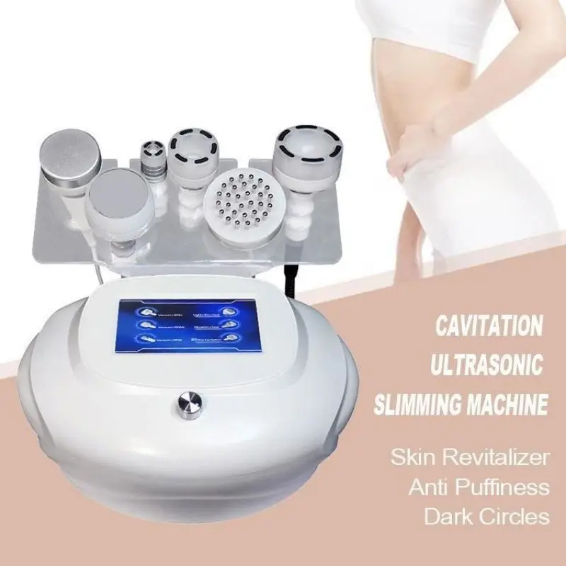 

6 in 1 80k Vacuum Cavitation Weight Loss Beauty Machine 5D Cavitation + RF+Vacuum Body Slimming Fat Burner Machine