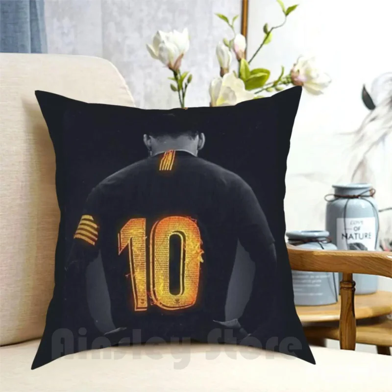 

Pillow Case Printed Home Soft DIY Pillow cover Football Player Sport Character Ball Soccer Athletic