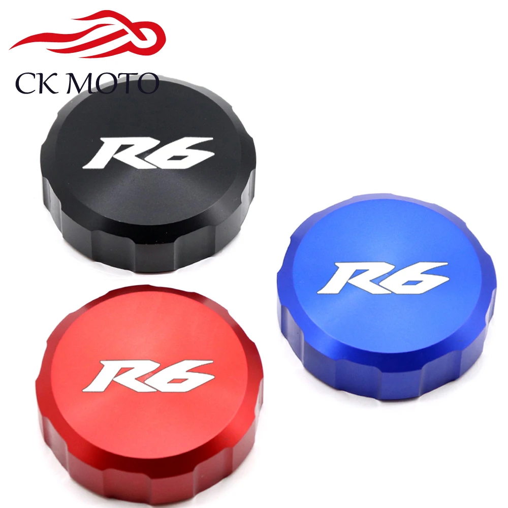 Motorcycle Front Brake Master Cylinder Fluid Reservoir Cover Oil Cap For Yamaha YZF-R6 YZF R6 YZFR6 2000-2017 2016 2015 2014
