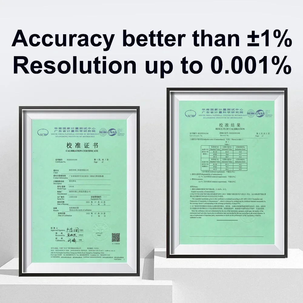 Видимый светильник измеритель коэффициента пропускания поликарбонат