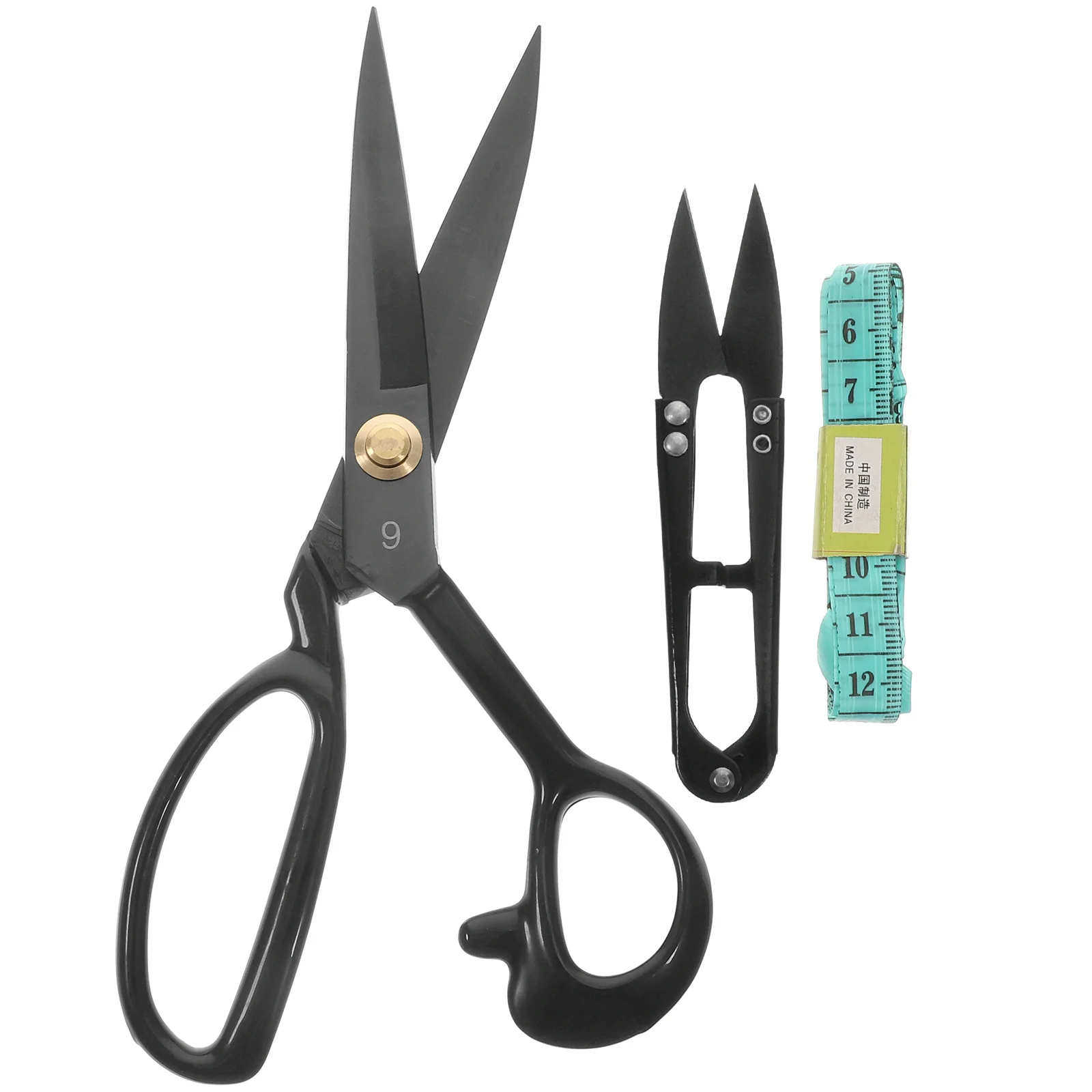 

1 Set of Fabric Scissors Embroideries Scissors with Tape Cross-stitch Cutting Scissors
