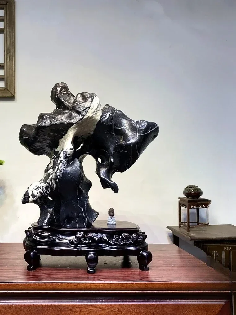 Камень Lingbi натуральный грубый камень странные украшения по фэн-шуй Тайху