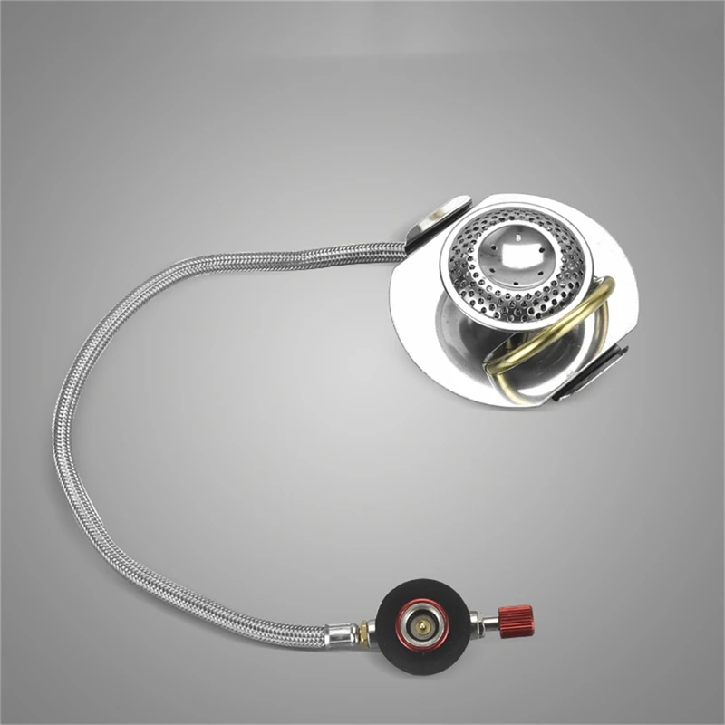 

Portable Stainless Steel Gas Stove Burner With Gas Preheating Device Outdoor Camping Picnic Cooking Stove