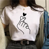 funny t shirt for men women summer short sleeve unisex fashion top tees male female outdoor casual white gesture love t shirt