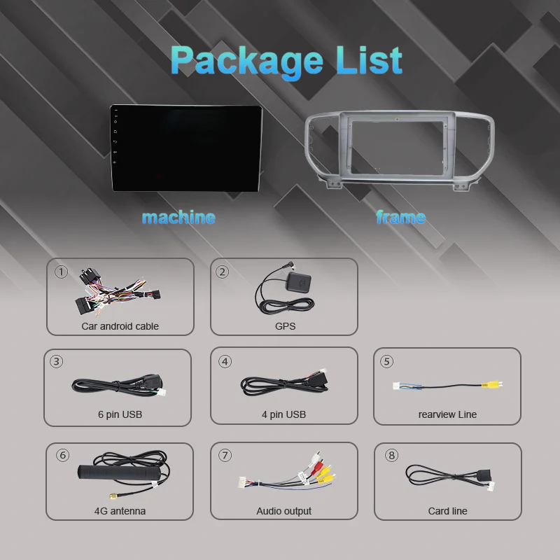 Android 14 для Kia Sportage 4 QL 2018 - 2022 2K QLED автомобильный радиоприемник мультимедийный