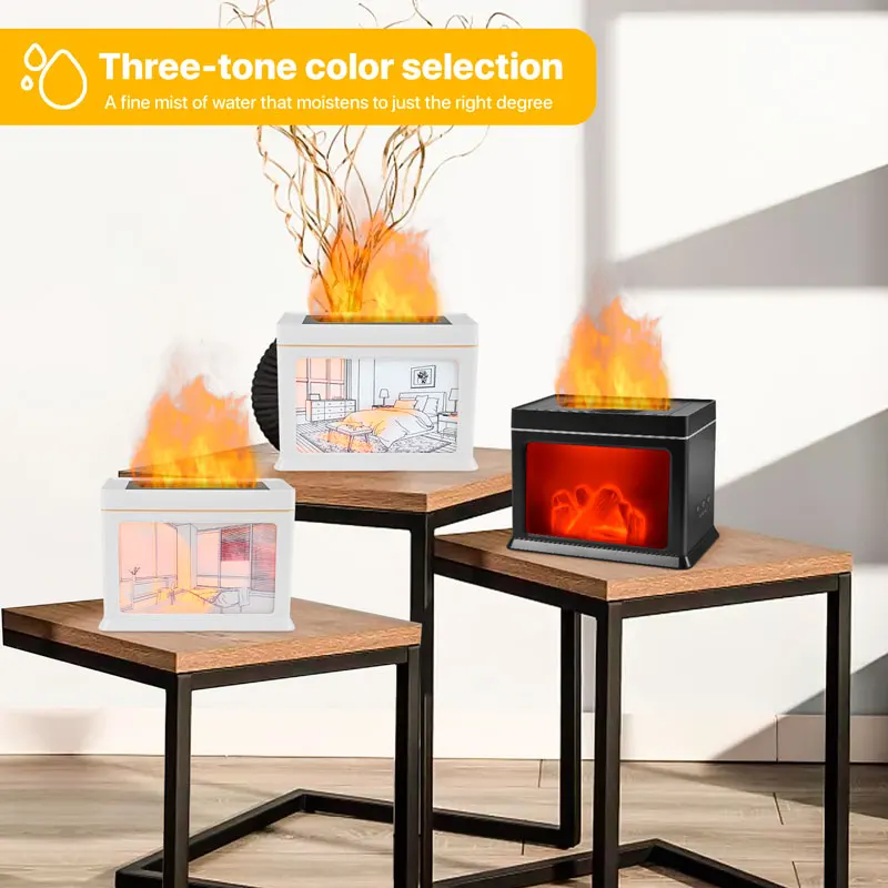 Креативный светодиодный камин с дистанционным управлением