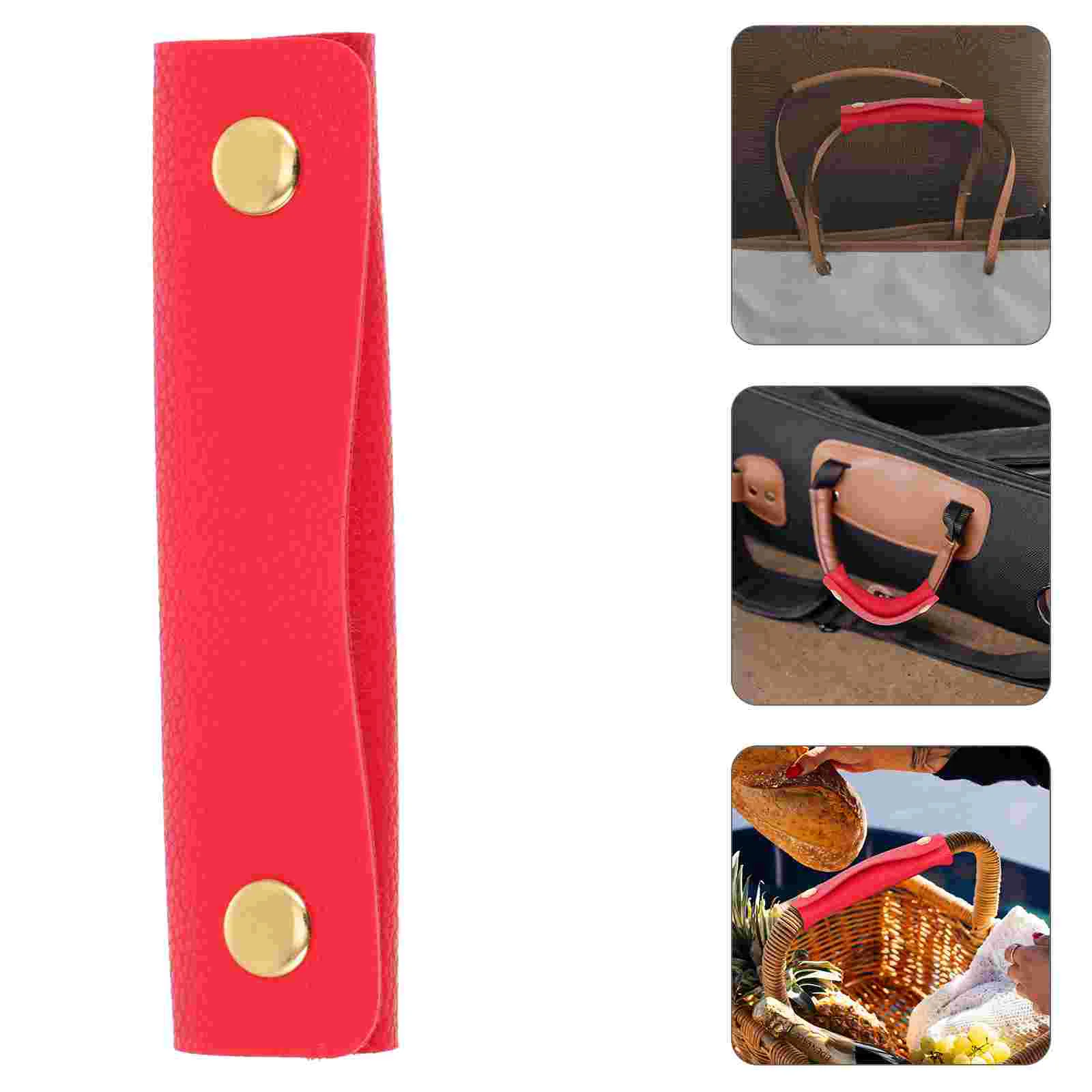 

Handle Grocery Cover Carrier Protector Grip Pu Hand Handbag Purse Protectors Luggage Holder Shopping Saddle Cart Wallet Strap
